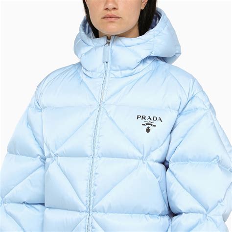 prada winterjacke blau|Prada winter jacket.